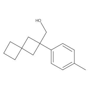 (2-(p-Tolyl)spiro[3.3]heptan-2-yl)methanol结构式