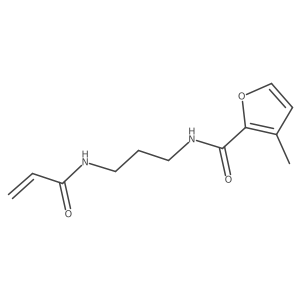 N-{3-[(3-methylfuran-2-yl)formamido]propyl}prop-2-enamide Structure
