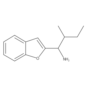 (1R)-1-(1-benzofuran-2-yl)-2-methylbutan-1-amine Structure