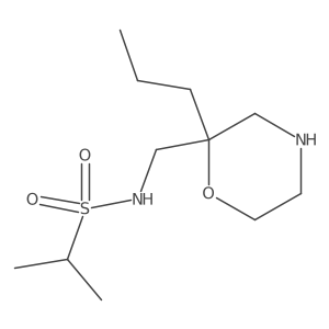 N-[(2-propylmorpholin-2-yl)methyl]propane-2-sulfonamide Structure