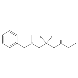 Benzyl[3-(ethylamino)-2,2-difluoropropyl]methylamine Structure