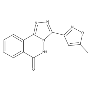 3-(5-Methyl-3-isoxazolyl)-1,2,4-triazolo[3,4-a]phthalazin-6(5H)-one Structure