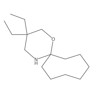 3,3-Diethyl-1-oxa-5-azaspiro[5.7]tridecane结构式