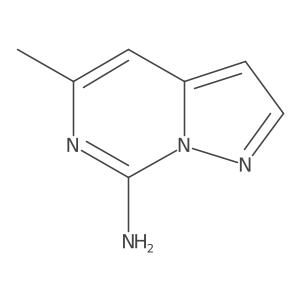 5-Methylpyrazolo[1,5-C]pyrimidin-7-amine结构式