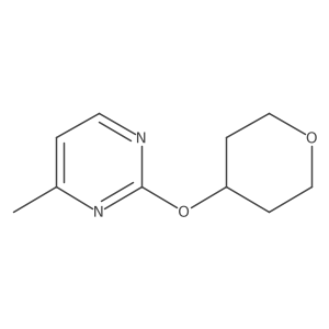 4-Methyl-2-(oxan-4-yloxy)pyrimidine结构式