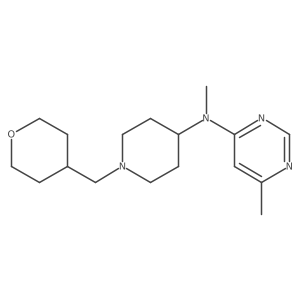 N,6-dimethyl-N-{1-[(oxan-4-yl)methyl]piperidin-4-yl}pyrimidin-4-amine Structure