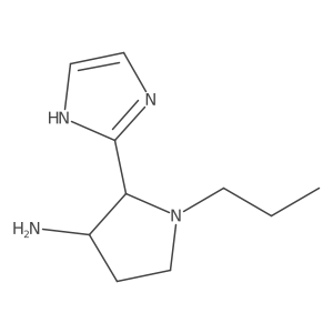 (2R,3R)-2-(1H-imidazol-2-yl)-1-propylpyrrolidin-3-amine Structure