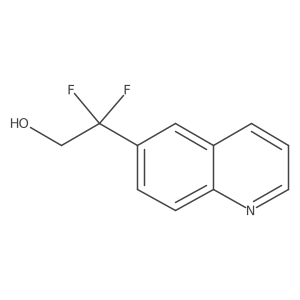 2,2-Difluoro-2-(quinolin-6-yl)ethan-1-ol Structure