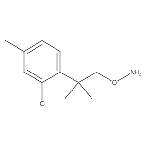 O-[2-(2-chloro-4-methylphenyl)-2-methylpropyl]hydroxylamine Structure