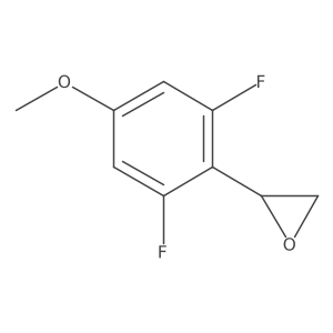 2-(2,6-Difluoro-4-methoxyphenyl)oxirane结构式