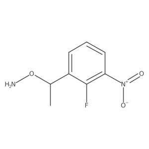 O-[1-(2-fluoro-3-nitrophenyl)ethyl]hydroxylamine结构式