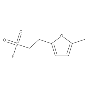 2-(5-Methylfuran-2-yl)ethane-1-sulfonyl fluoride结构式