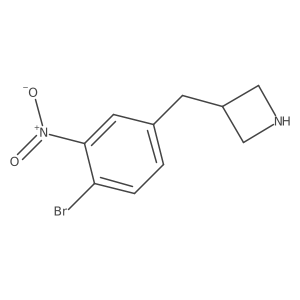 3-[(4-Bromo-3-nitrophenyl)methyl]azetidine Structure