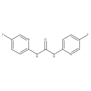 1,3-BIs(5-fluoropyridin-2-yl)urea结构式