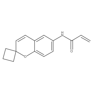 N-Spiro[chromene-2,1'-cyclobutane]-6-ylprop-2-enamide Structure