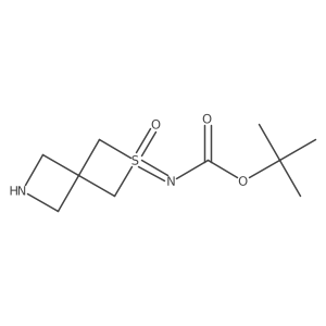 tert-butyl N-{2-oxo-2lambda6-thia-6-azaspiro[3.3]heptan-2-ylidene}carbamate Structure