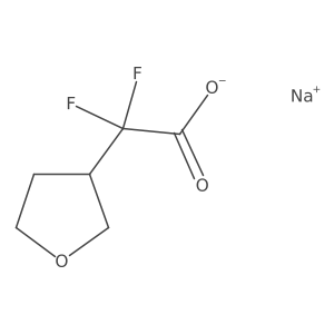 Sodium2,2-difluoro-2-(oxolan-3-yl)acetate Structure