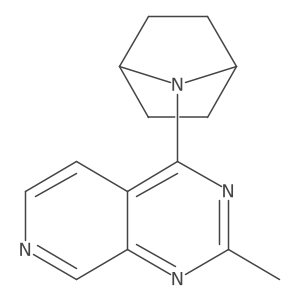 7-{2-Methylpyrido[3,4-d]pyrimidin-4-yl}-7-azabicyclo[2.2.1]heptane Structure