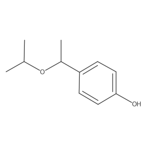 4-[1-(1-Methylethoxy)ethyl]phenol Structure