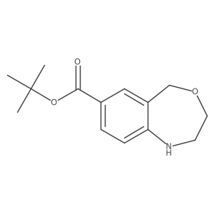 Tert-butyl 1,2,3,5-tetrahydro-4,1-benzoxazepine-7-carboxylate结构式