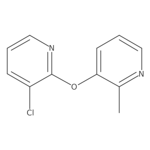 3-[(3-Chloropyridin-2-yl)oxy]-2-methylpyridine Structure