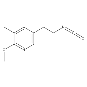 5-(2-Isocyanatoethyl)-2-methoxy-3-methylpyridine结构式