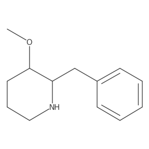 (2R,3R)-2-benzyl-3-methoxy-piperidine Structure