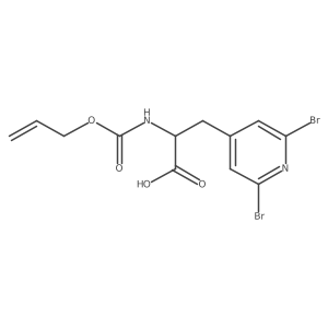 3-(2,6-Dibromopyridin-4-yl)-2-{[(prop-2-en-1-yloxy)carbonyl]amino}propanoic acid结构式