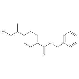 Benzyl 4-(1-hydroxypropan-2-yl)piperidine-1-carboxylate结构式
