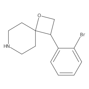 3-(2-Bromophenyl)-1-oxa-7-azaspiro[3.5]nonane Structure