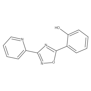 3-(Pyrid-2-yl)-5-(2-hydroxyphenyl)-1,2,4-oxadiazole Structure