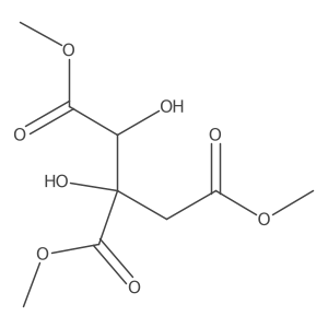 erythro-Pentaric acid, 2-deoxy-3-C-(methoxycarbonyl)-, dimethyl ester结构式