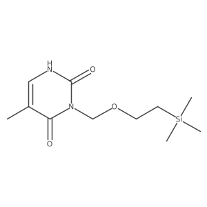 5-methyl-3-(2-trimethylsilylethoxymethyl)-1H-pyrimidine-2,4-dione Structure