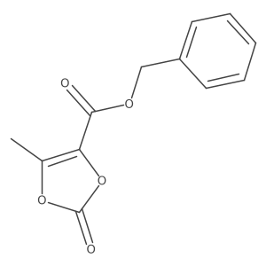 5-Methyl-2-oxo-1,3-dioxole-4-carboxylic Acid Phenylmethyl Ester Structure