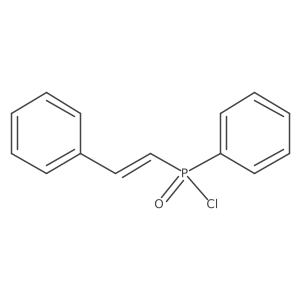 Phosphinic chloride, phenylstyryl-结构式