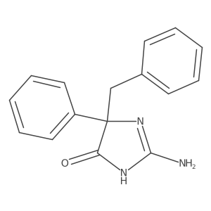 2-Amino-5-benzyl-5-phenyl-4,5-dihydro-1H-imidazol-4-one结构式