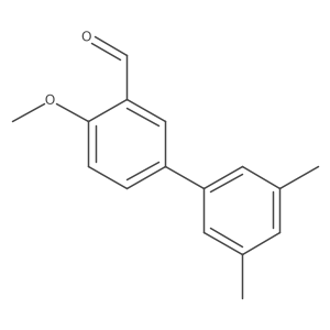 5-(3,5-Dimethylphenyl)-2-methoxybenzaldehyde Structure