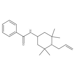 N-(1-Allyl-2,2,6,6-tetramethyl-piperidin-4-yl)-benzamide结构式