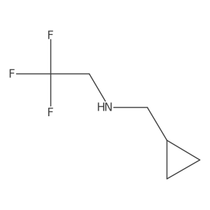 (Cyclopropylmethyl)(2,2,2-trifluoroethyl)amine Structure