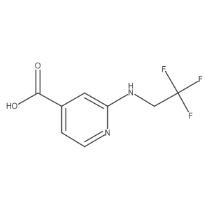 4-Pyridinecarboxylic acid,2-[(2,2,2-trifluoroethyl)amino]-结构式