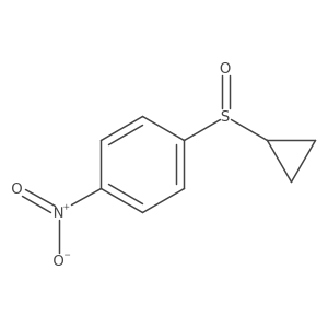 1-(Cyclopropanesulfinyl)-4-nitrobenzene结构式