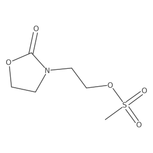 2-(2-Oxooxazolidin-3-yl)ethyl methanesulfonate Structure