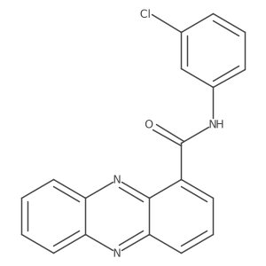 N-(3-chlorophenyl)phenazine-1-carboxamide结构式