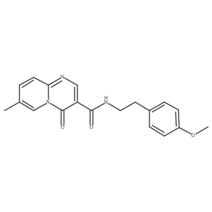N-(4-methoxyphenethyl)-7-methyl-4-oxo-4H-pyrido[1,2-a]pyrimidine-3-carboxamide Structure