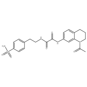 N1-(1-acetyl-1,2,3,4-tetrahydroquinolin-7-yl)-N2-(4-sulfamoylphenethyl)oxalamide Structure
