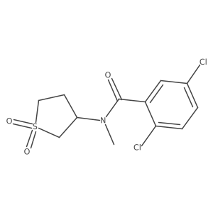 2,5-dichloro-N-(1,1-dioxidotetrahydrothiophen-3-yl)-N-methylbenzamide Structure