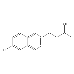 6-Hydroxy-alpha-methyl-2-naphthalenepropanol结构式