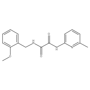 N1-(2-methoxybenzyl)-N2-(6-methylpyridin-2-yl)oxalamide结构式