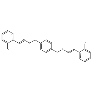 2-Chlorobenzaldehyde 1,1a(2)-[O,Oa(2)-[1,4-phenylenebis(methylene)]dioxime]结构式