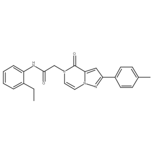 N-(2-ethylphenyl)-2-[2-(4-methylphenyl)-4-oxopyrazolo[1,5-a]pyrazin-5(4H)-yl]acetamide Structure